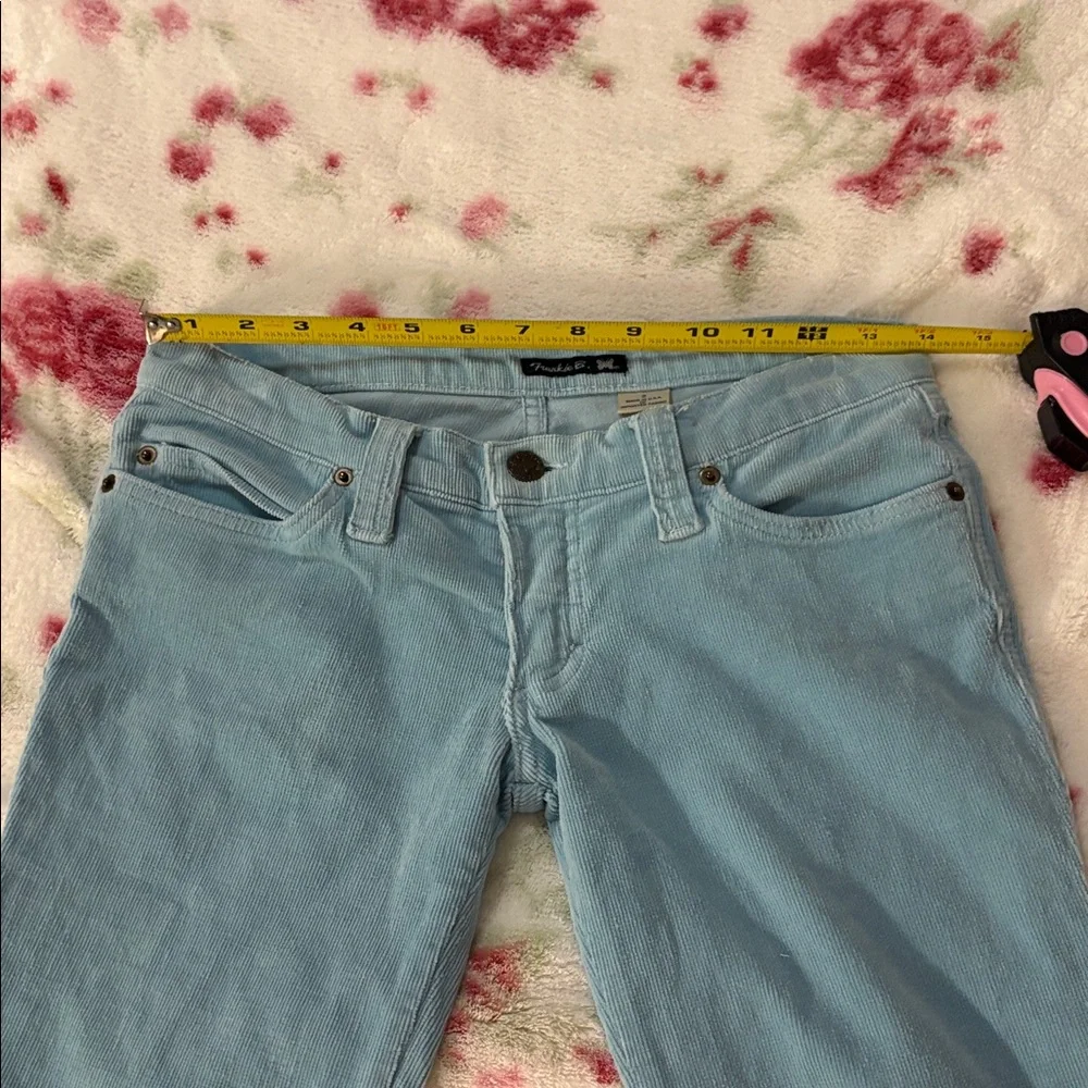 Vintage Frankie b corduroy flares size 2 baby blue - Picture 8 of 8